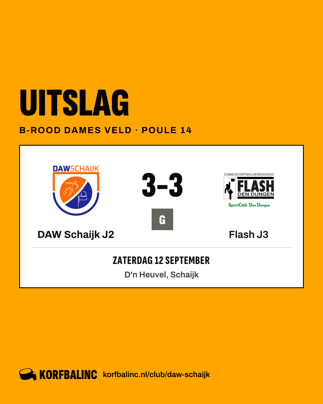 DAW Schaijk J2 - Flash J3
