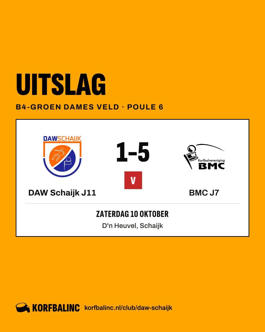DAW Schaijk J11 - BMC J7