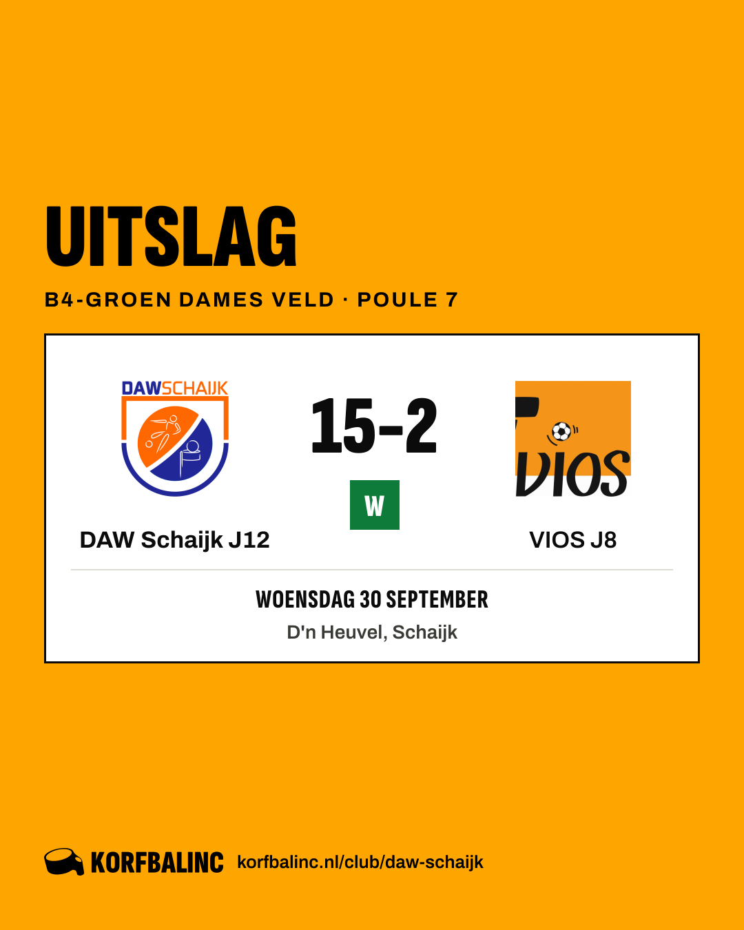 DAW Schaijk J12 - VIOS J8