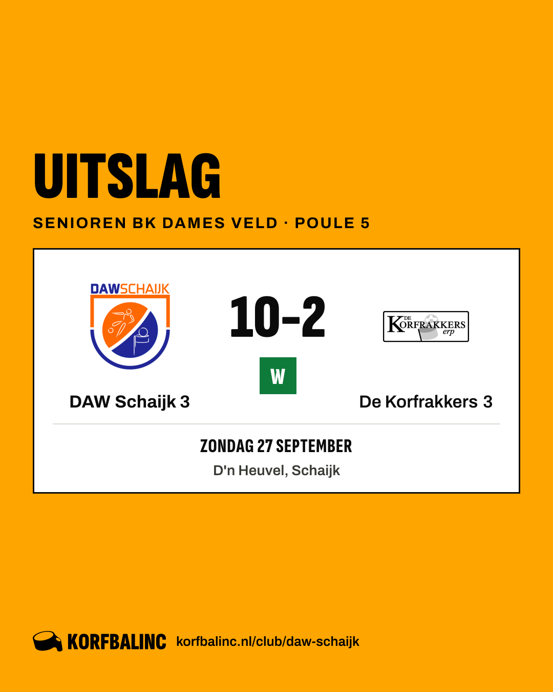 DAW Schaijk 3 - De Korfrakkers 3