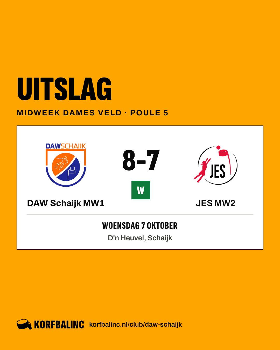 DAW Schaijk MW1 - JES MW2