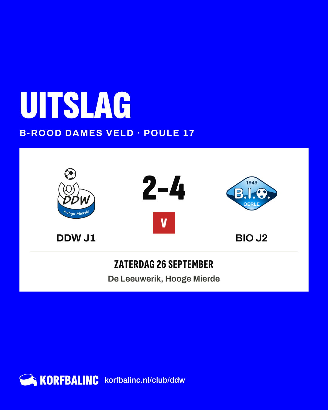 DDW J1 - BIO J2