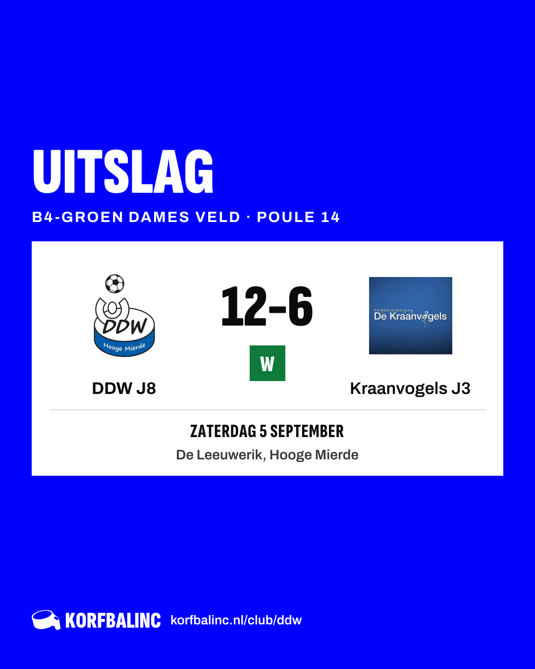 DDW J8 - Kraanvogels J3