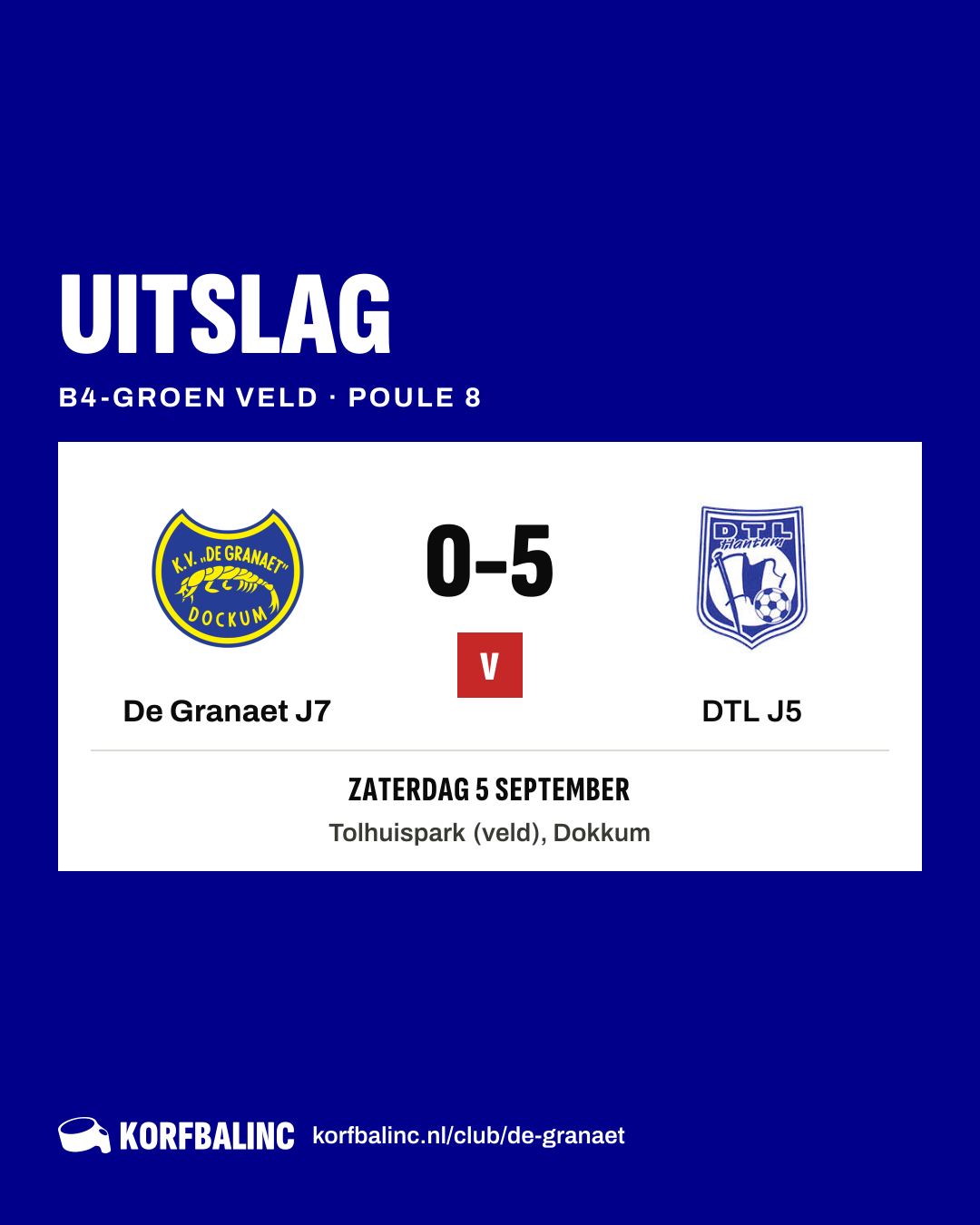 De Granaet J7 - DTL J5