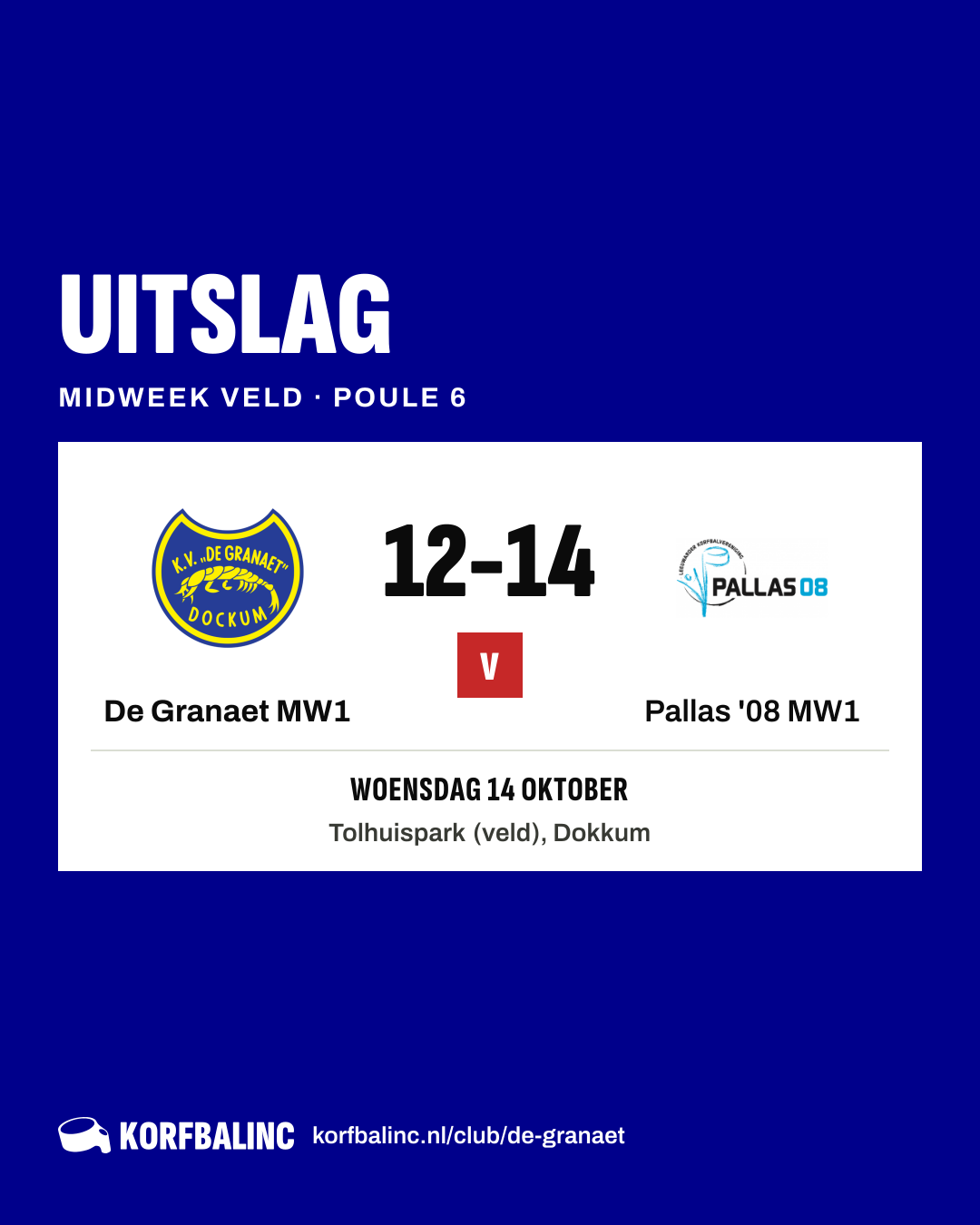 De Granaet MW1 - Pallas '08 MW1