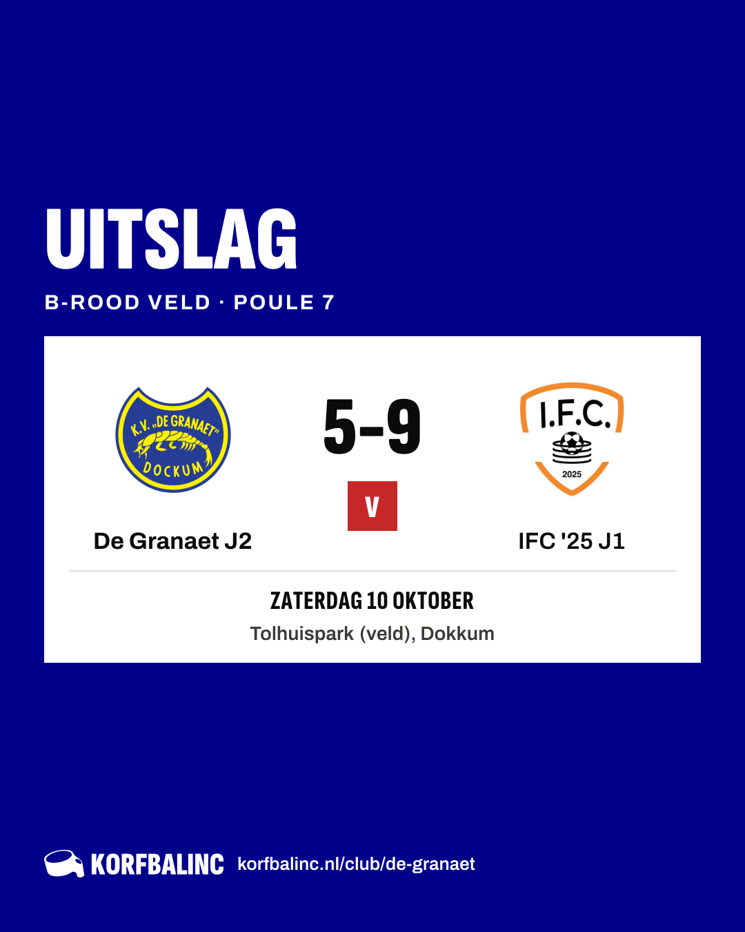 De Granaet J2 - IFC '25 J1