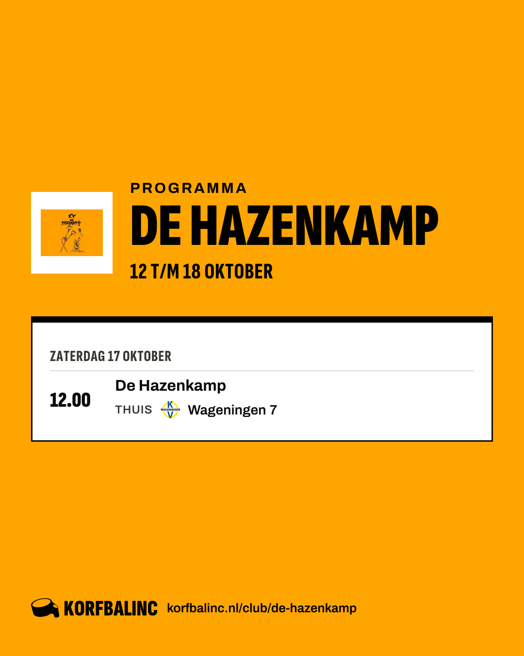 Programma De Hazenkamp