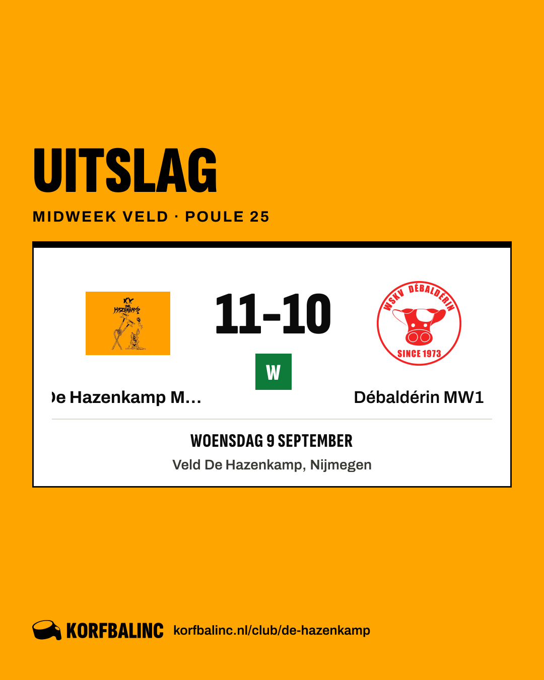De Hazenkamp MW1 - Débaldérin MW1