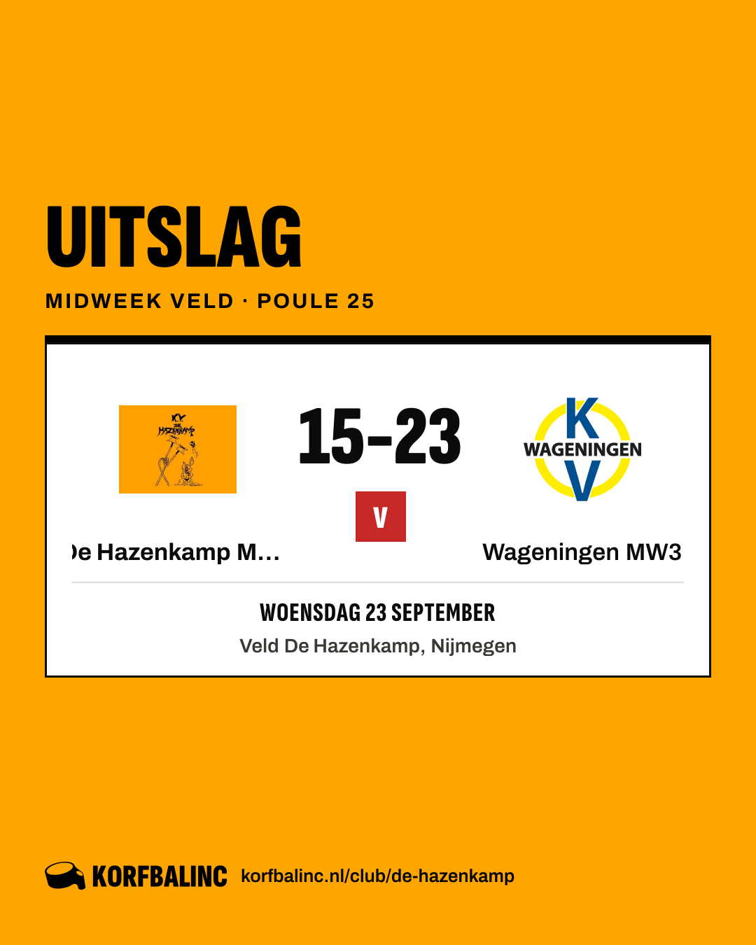 De Hazenkamp MW1 - Wageningen MW3