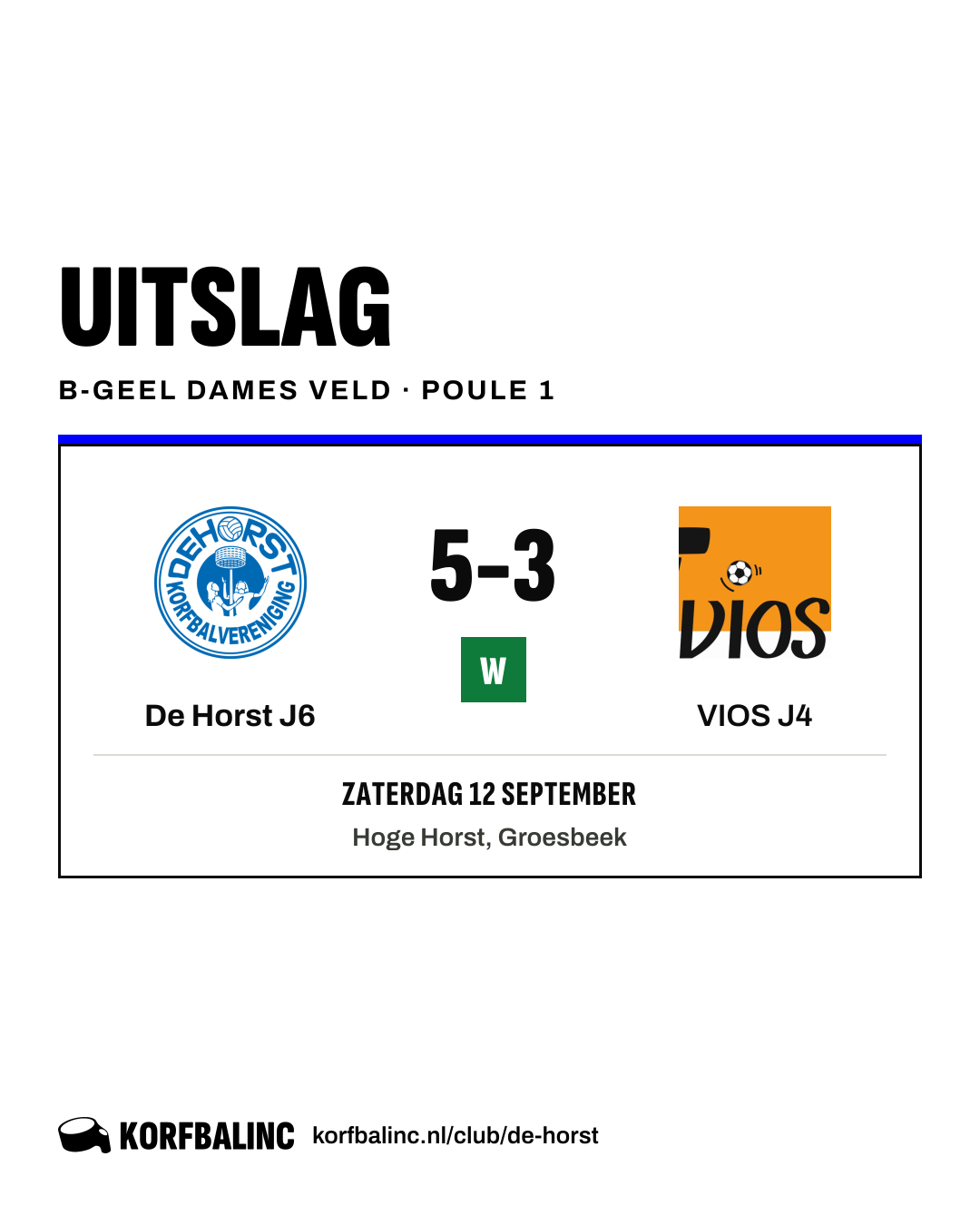 De Horst J6 - VIOS J4