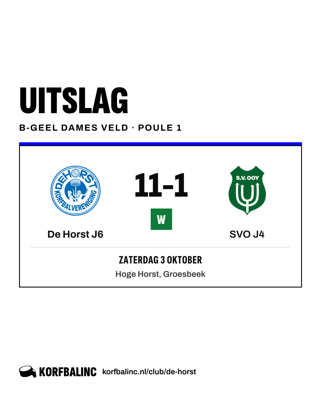 De Horst J6 - SVO J4