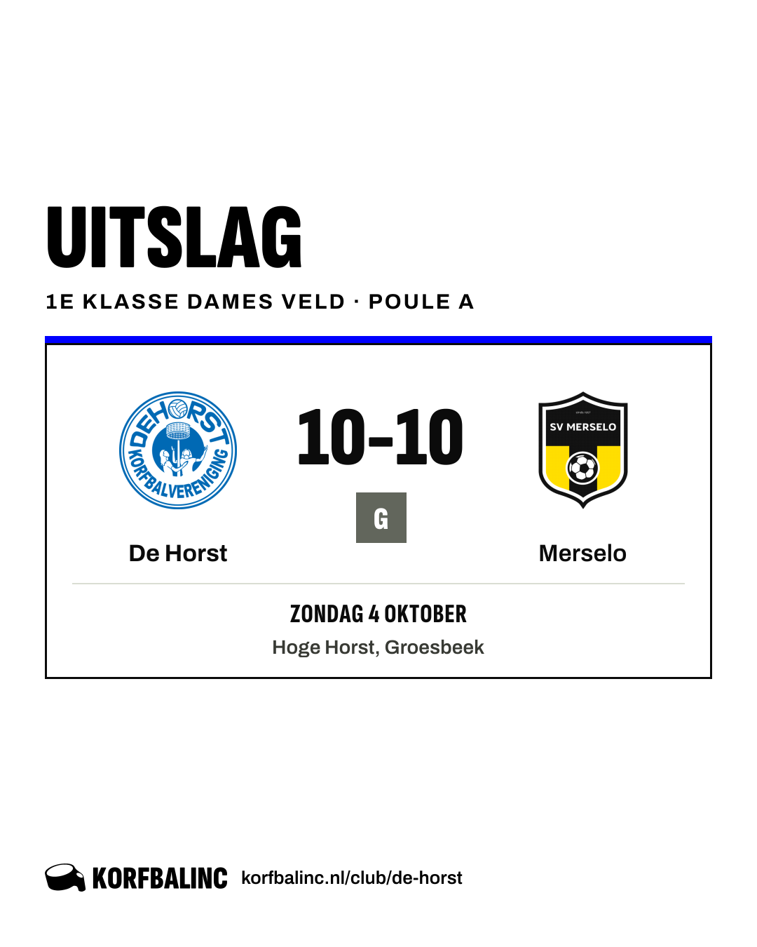 De Horst - Merselo