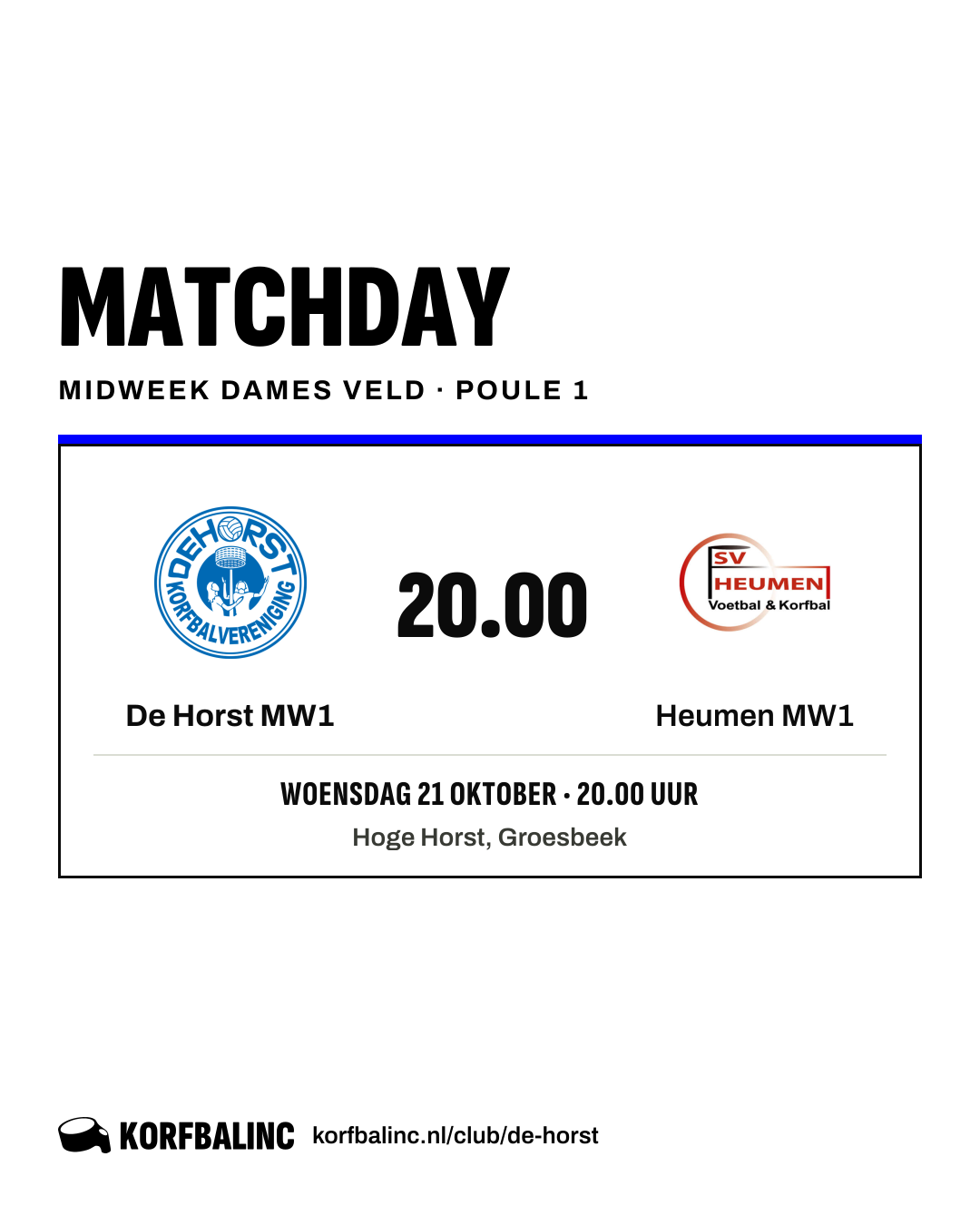 De Horst MW1 - Heumen MW1