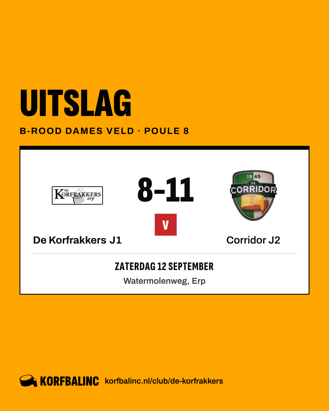 De Korfrakkers J1 - Corridor J2