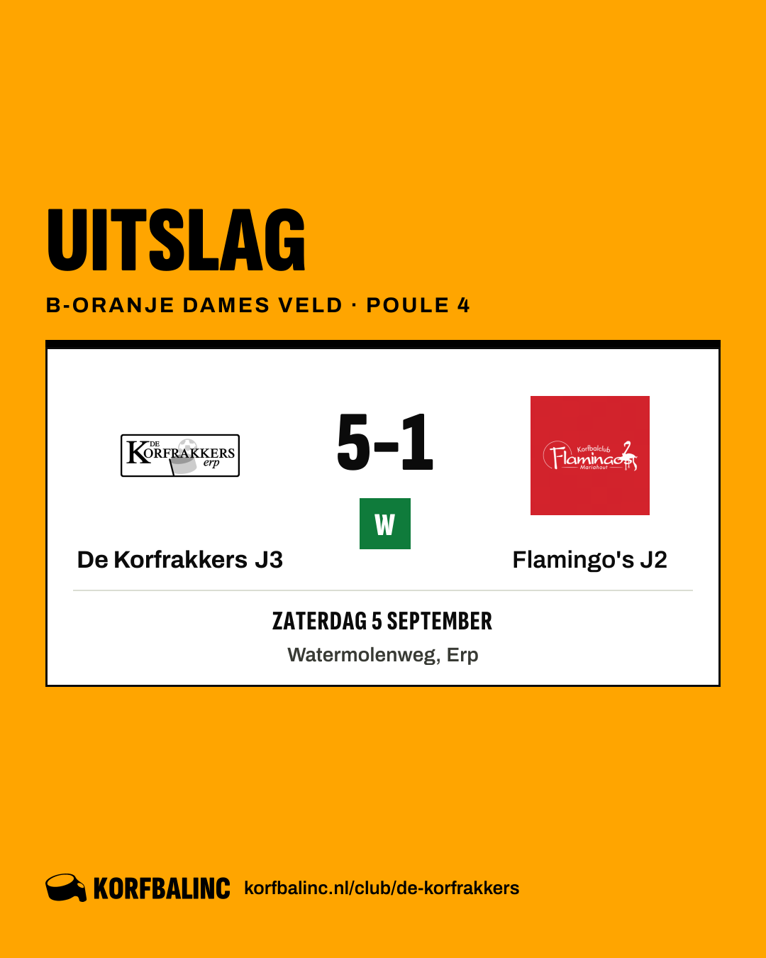 De Korfrakkers J3 - Flamingo's J2