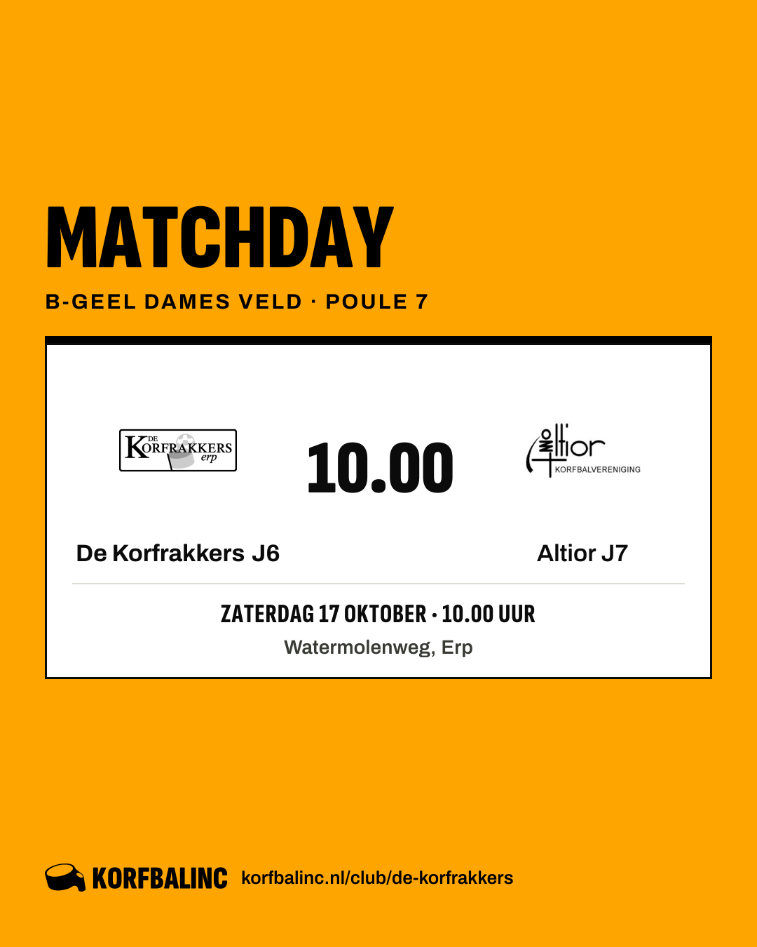 De Korfrakkers J6 - Altior J7