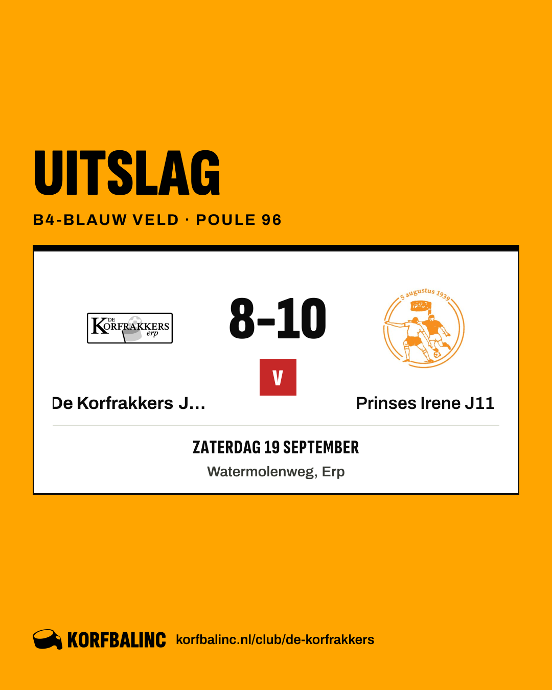 De Korfrakkers J17 - Prinses Irene J11