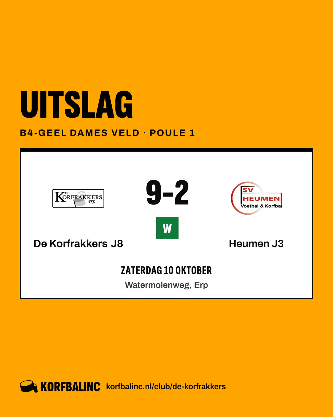 De Korfrakkers J8 - Heumen J3