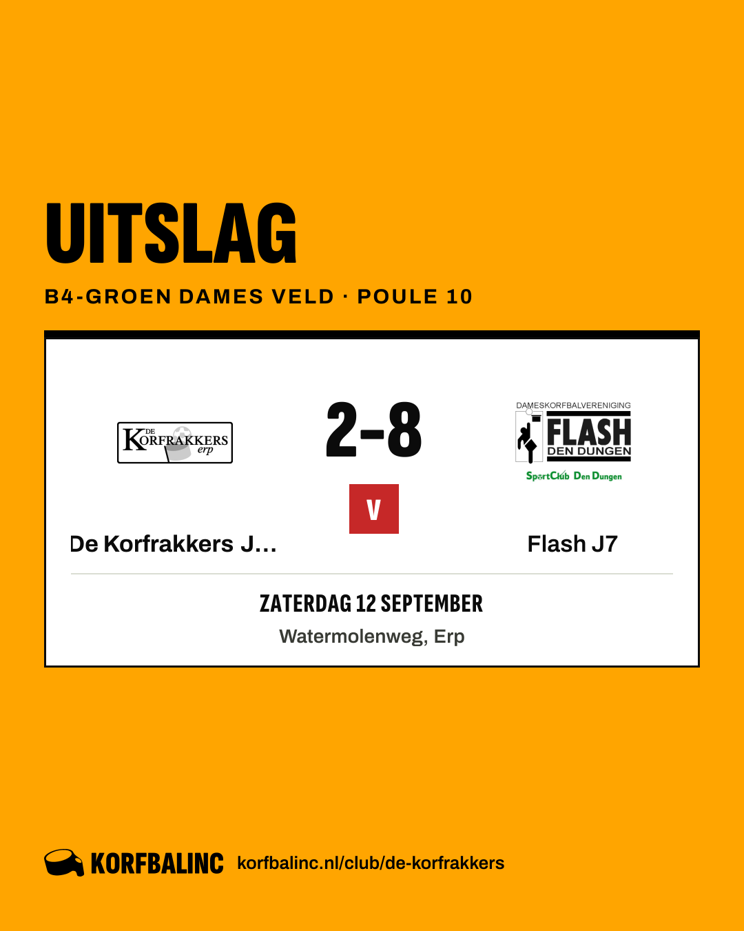 De Korfrakkers J12 - Flash J7