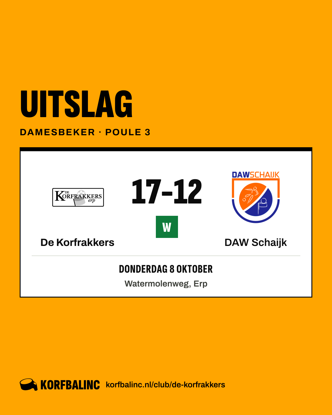 De Korfrakkers - DAW Schaijk