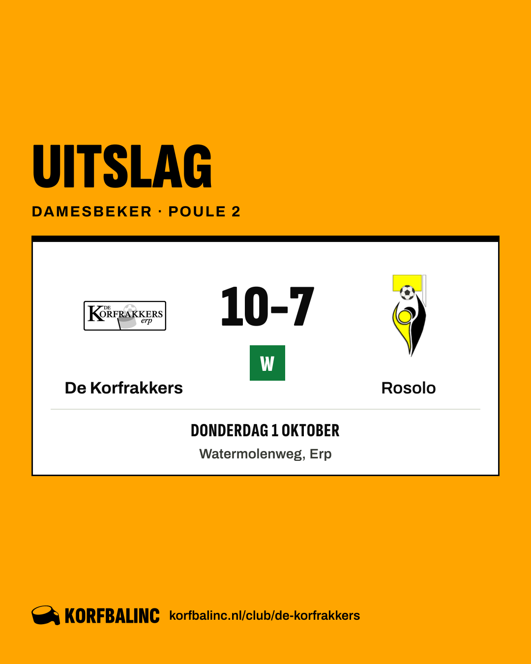 De Korfrakkers - Rosolo