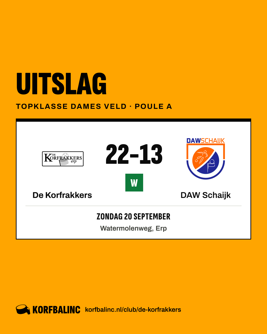 De Korfrakkers - DAW Schaijk