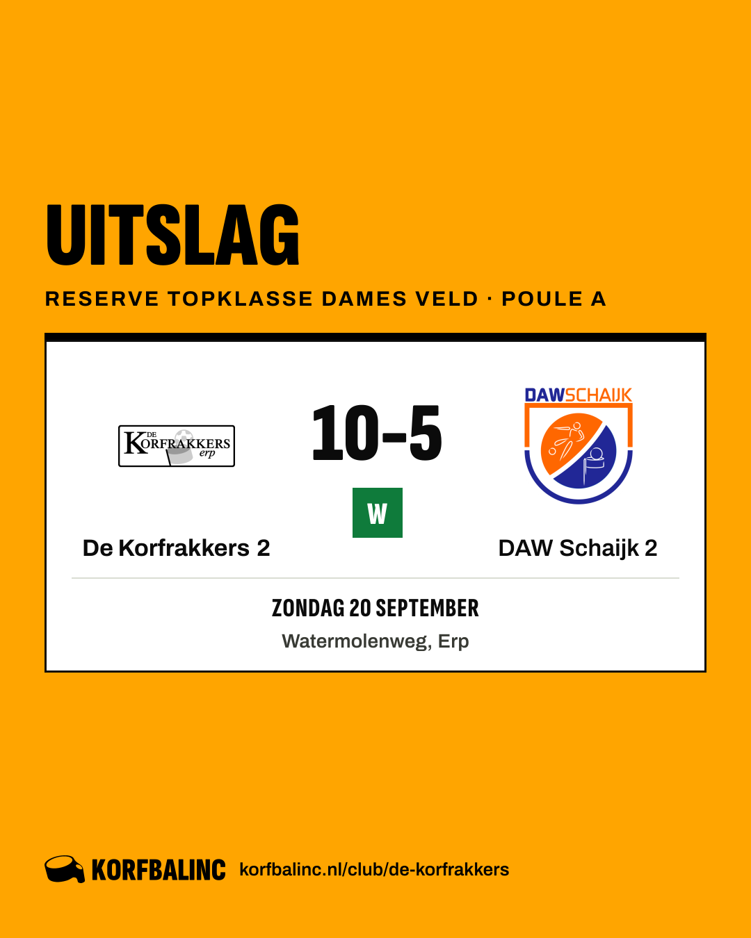 De Korfrakkers 2 - DAW Schaijk 2
