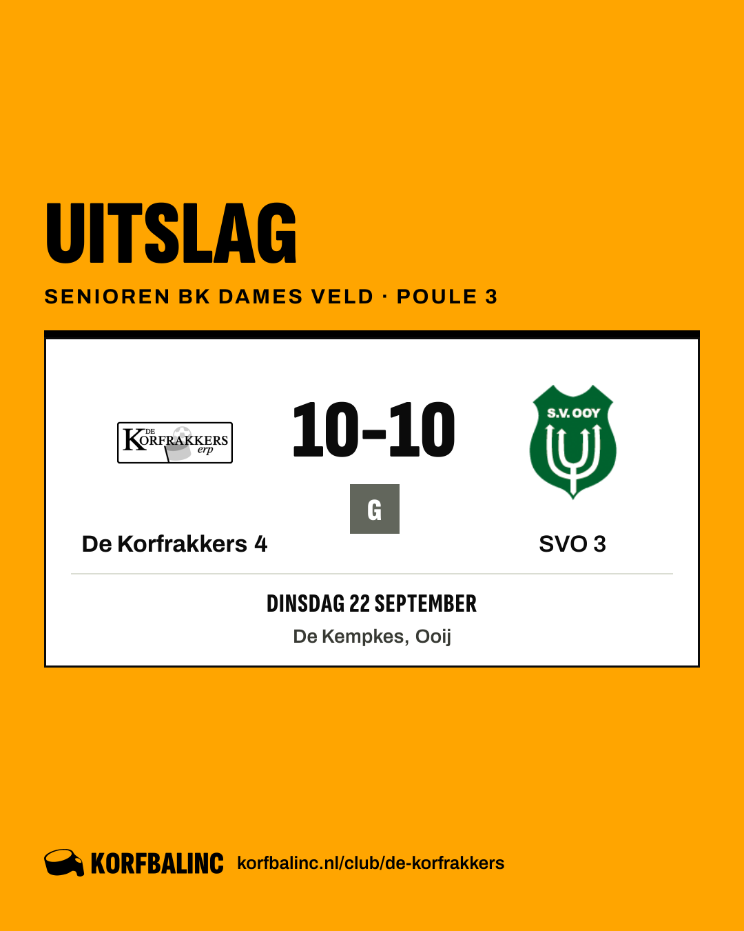 De Korfrakkers 4 - SVO 3