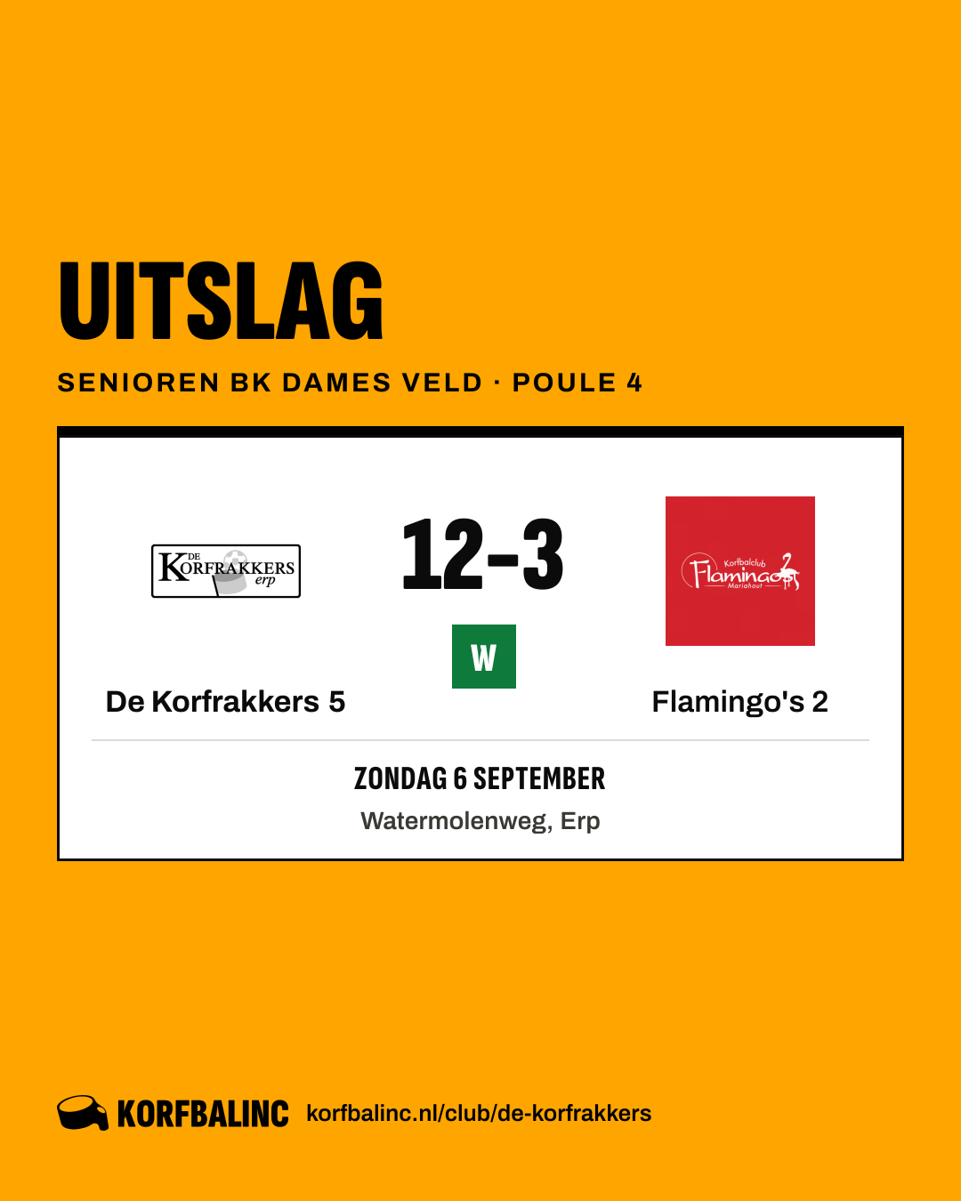 De Korfrakkers 5 - Flamingo's 2