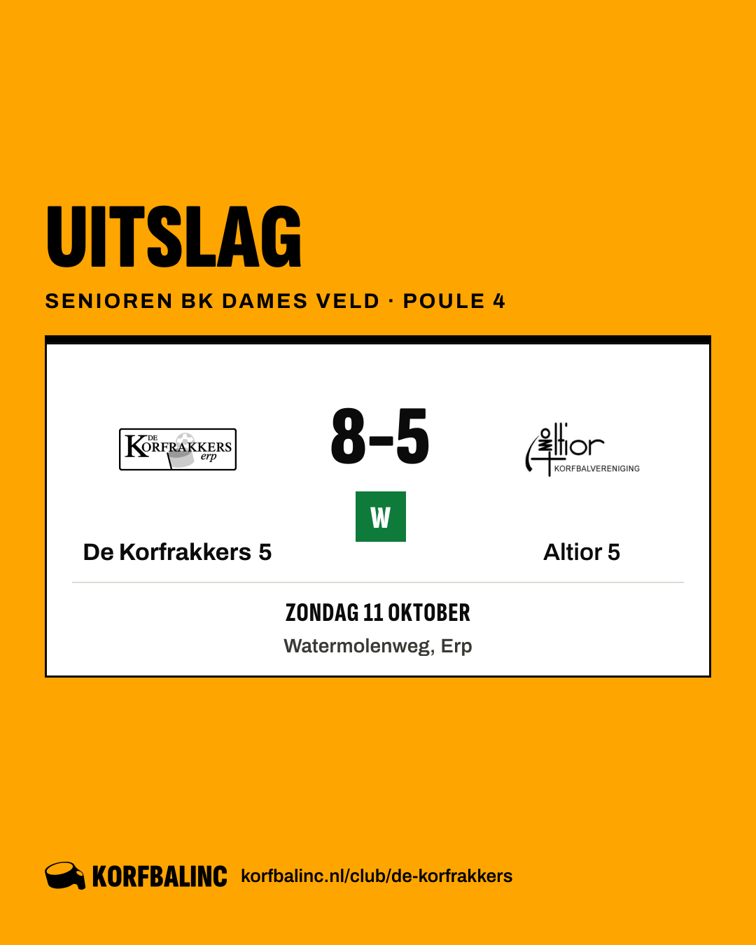 De Korfrakkers 5 - Altior 5