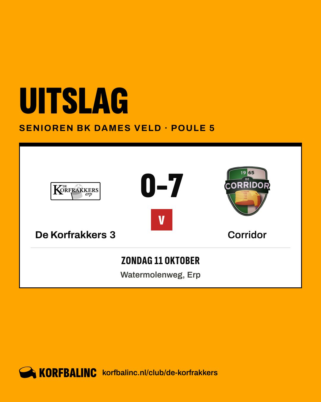 De Korfrakkers 3 - Corridor