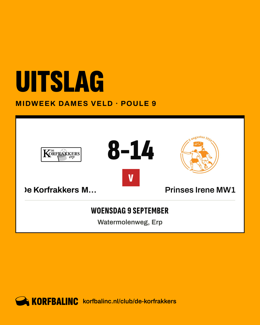 De Korfrakkers MW1 - Prinses Irene MW1