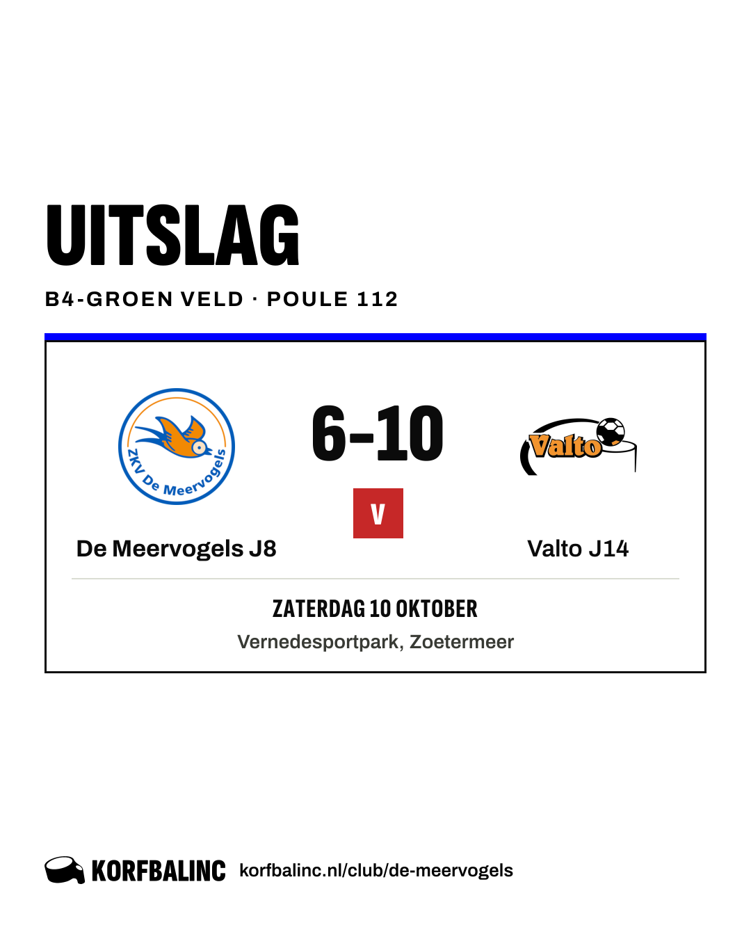De Meervogels J8 - Valto J14