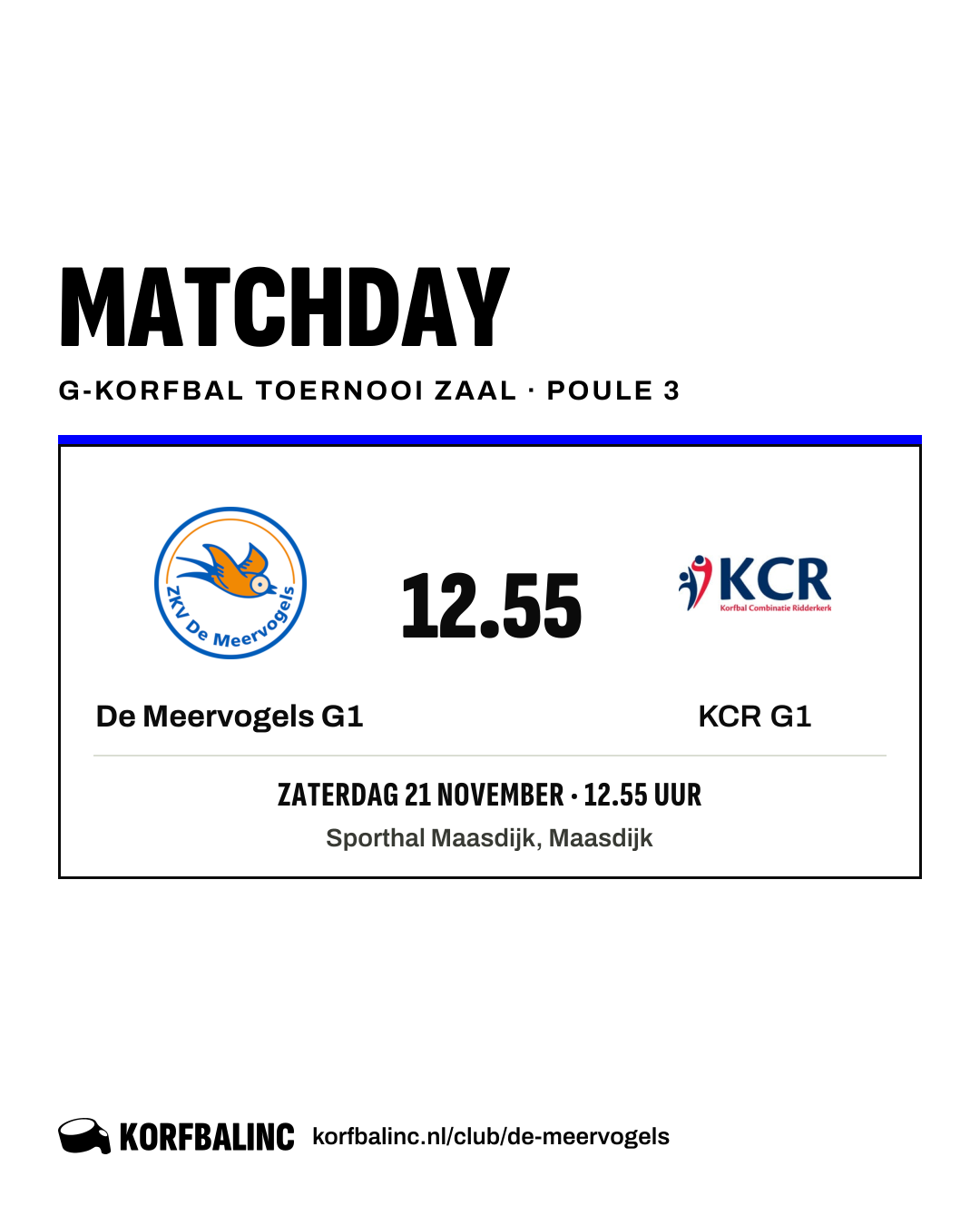 De Meervogels G1 - KCR G1