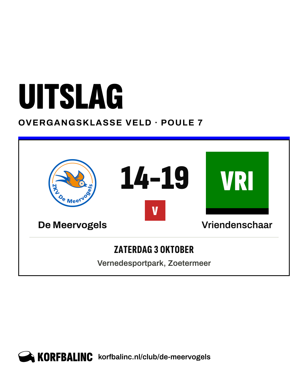 De Meervogels - Vriendenschaar