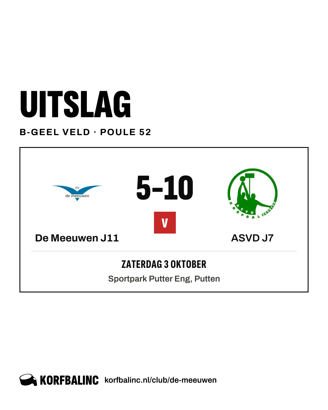 De Meeuwen J11 - ASVD J7