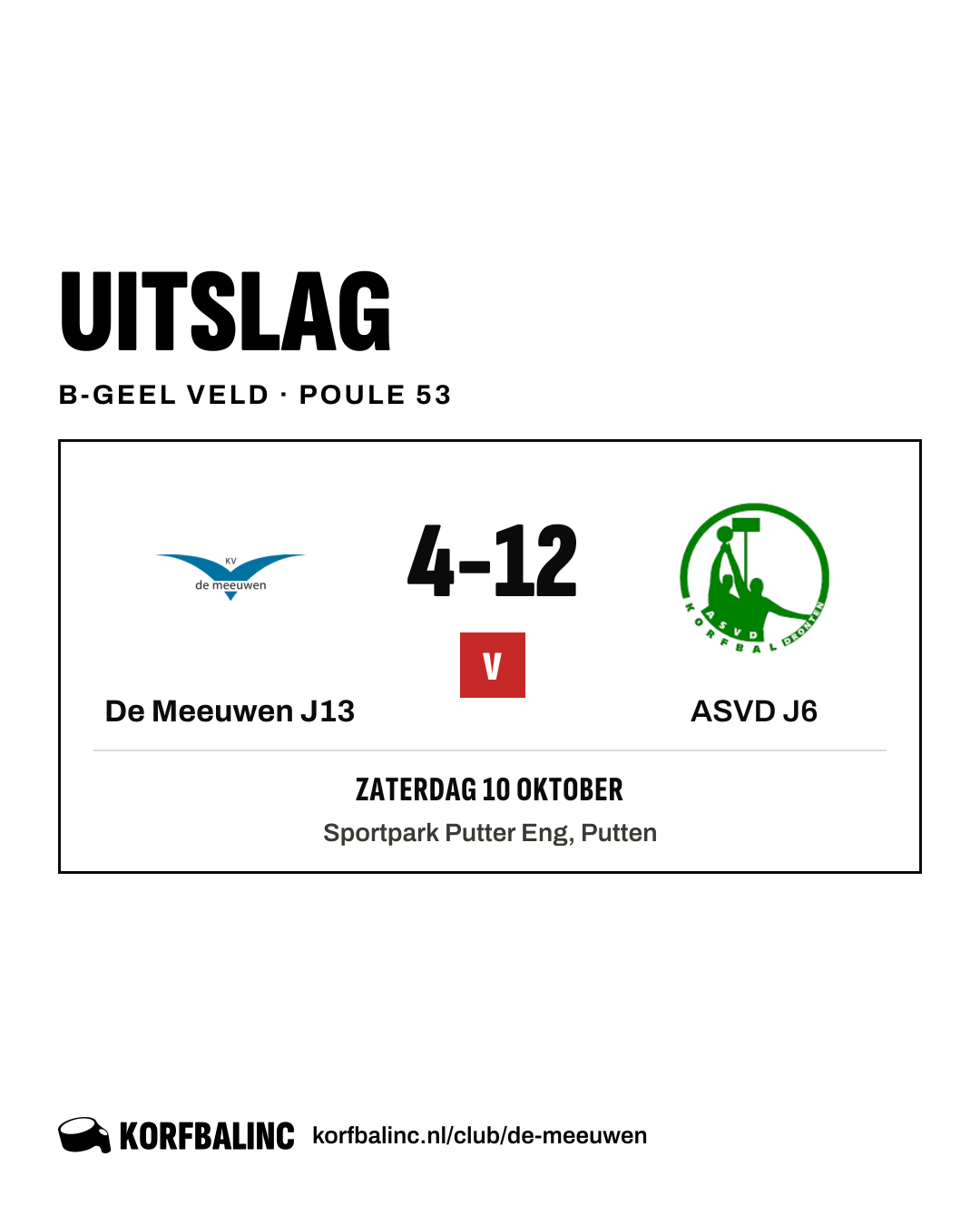 De Meeuwen J13 - ASVD J6