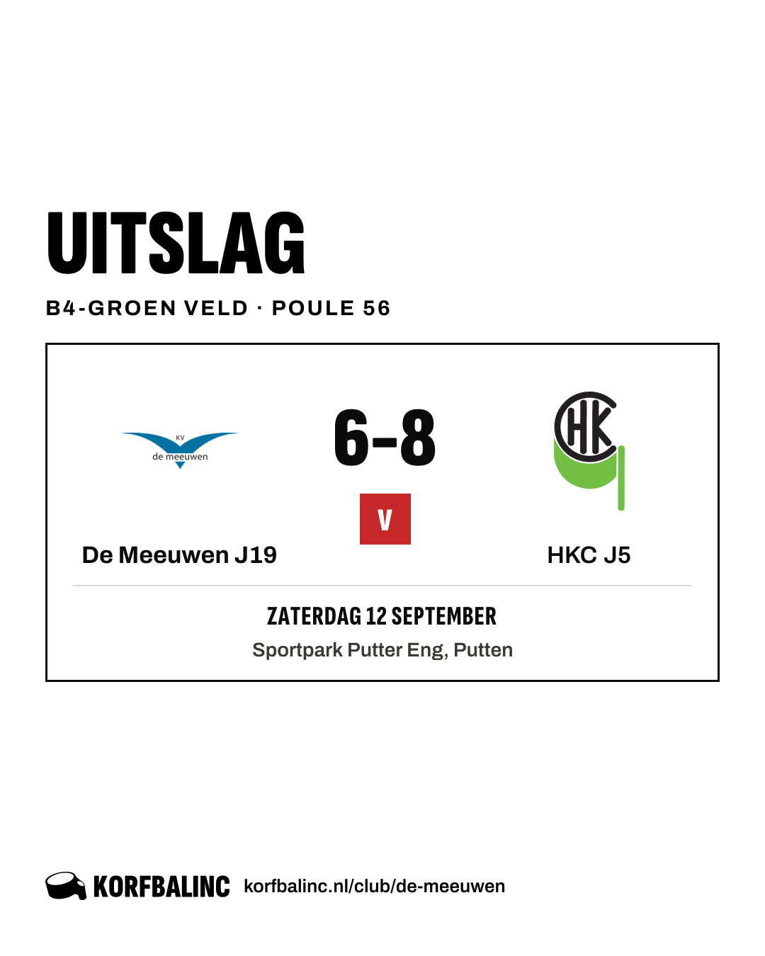 De Meeuwen J19 - HKC J5