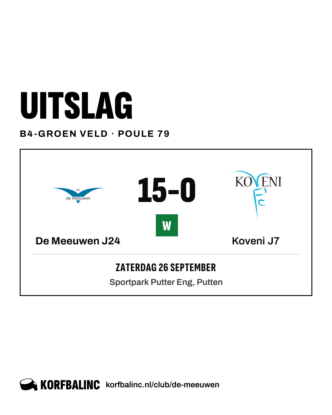 De Meeuwen J24 - Koveni J7