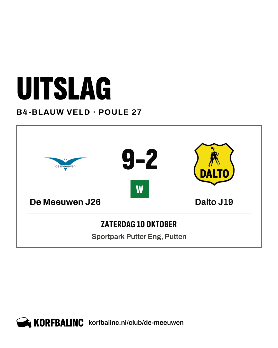 De Meeuwen J26 - Dalto J19