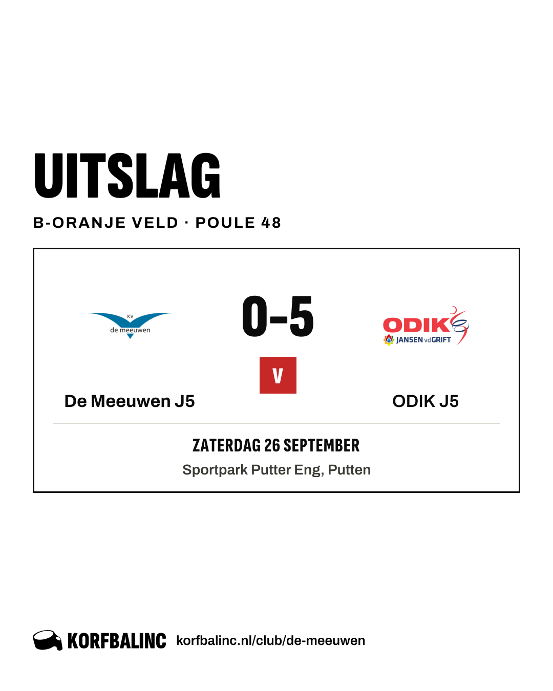 De Meeuwen J5 - ODIK J5