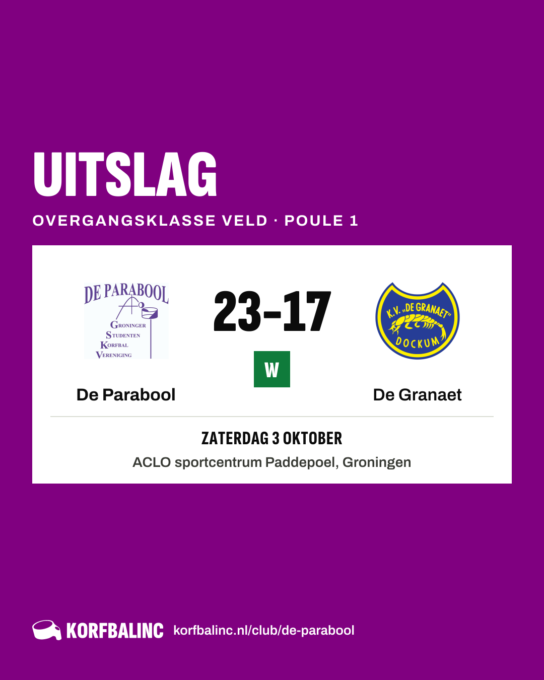 De Parabool - De Granaet