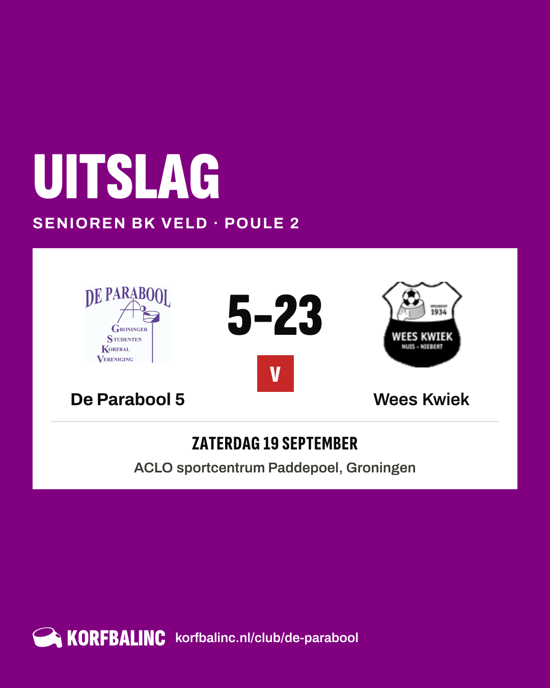 De Parabool 5 - Wees Kwiek