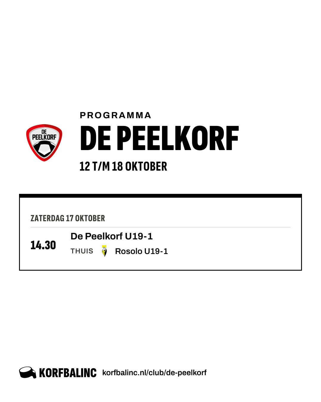 Programma De Peelkorf