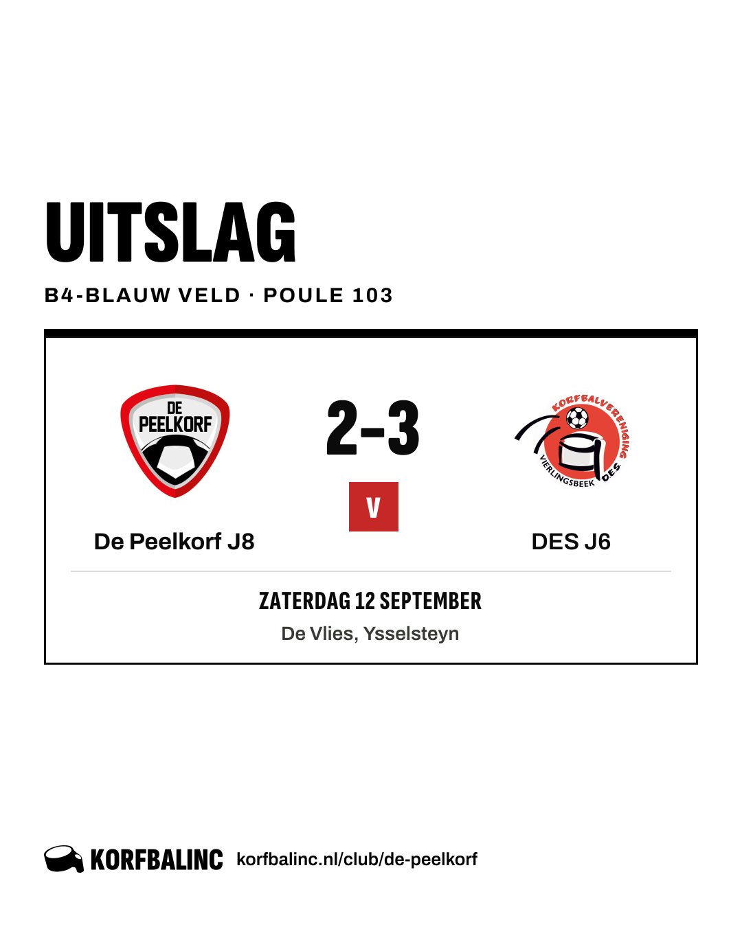 De Peelkorf J8 - DES J6