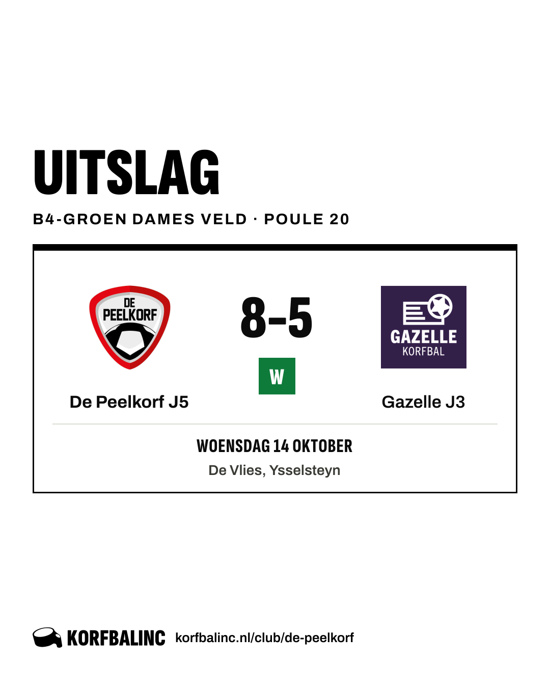 De Peelkorf J5 - Gazelle J3