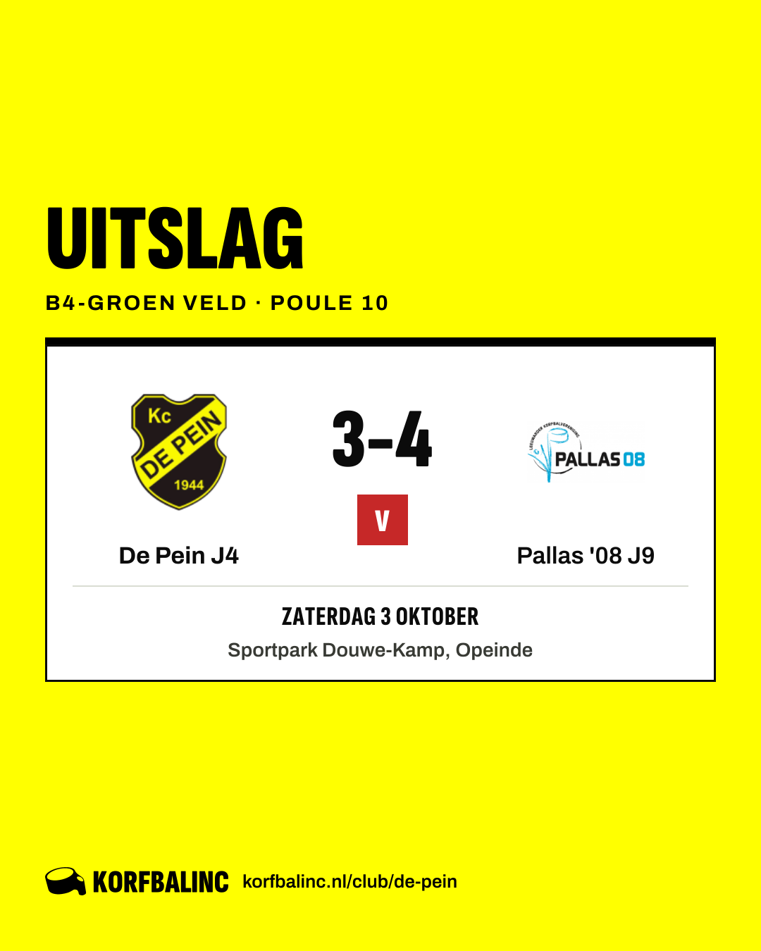 De Pein J4 - Pallas '08 J9