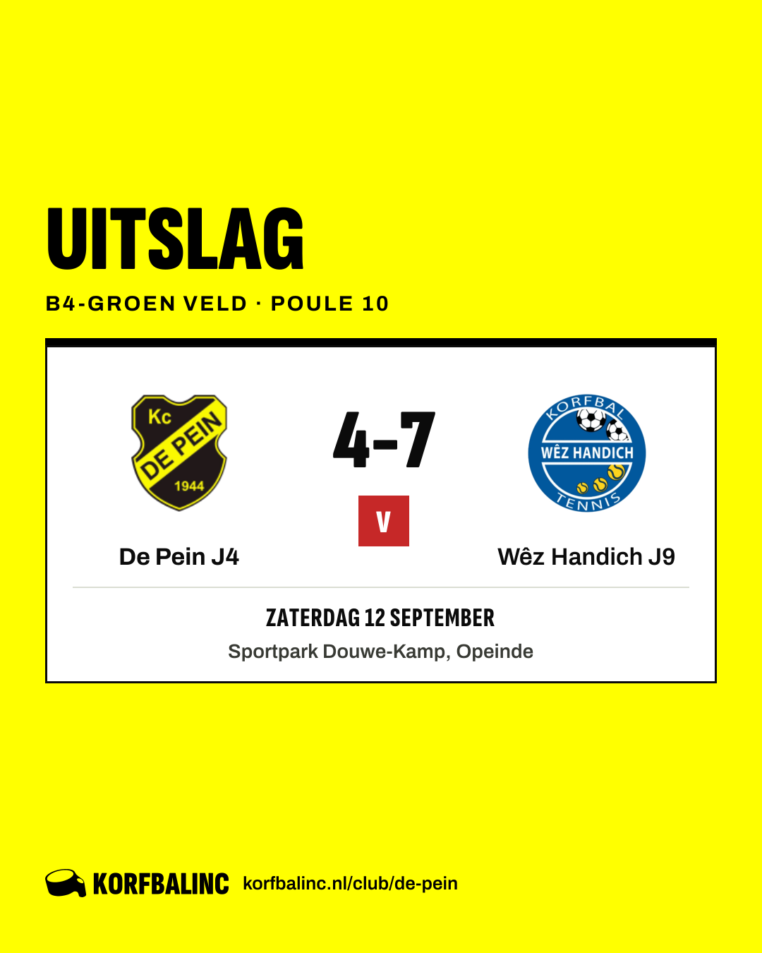 De Pein J4 - Wêz Handich J9