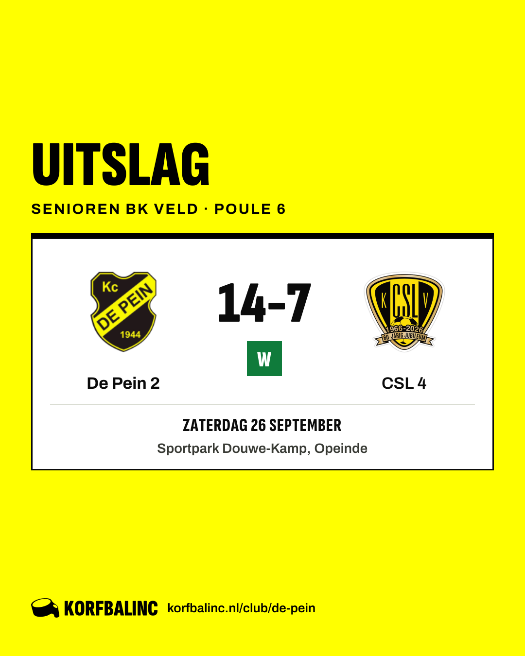 De Pein 2 - CSL 4