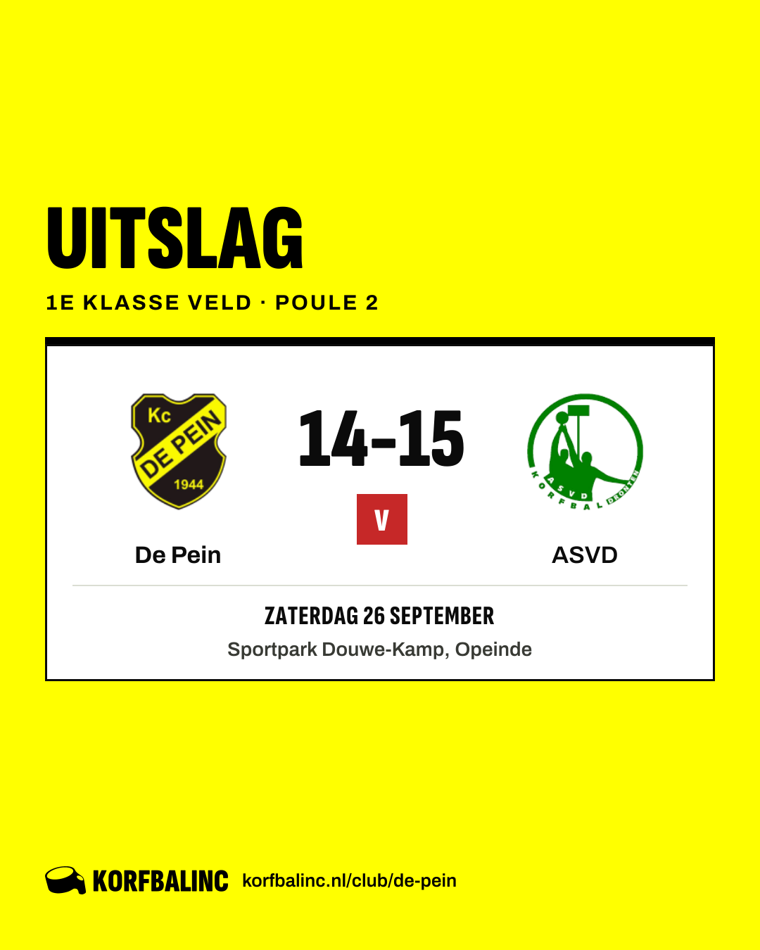 De Pein - ASVD